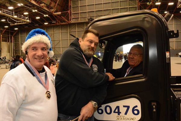 Community Mayors volunteers preparing for Operation Santa Claus event