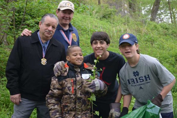 Community Mayors at Earth Day Clean Up Event
