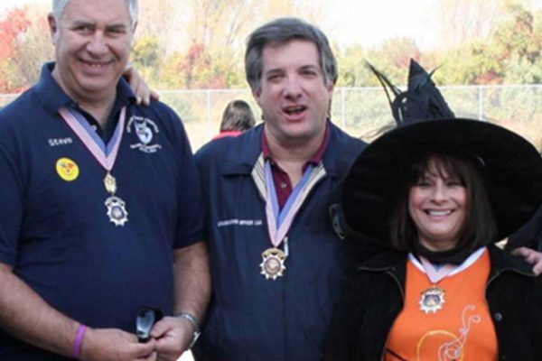 Kenn, Steve and Shelley at Halloween Hayride Community Mayors special event