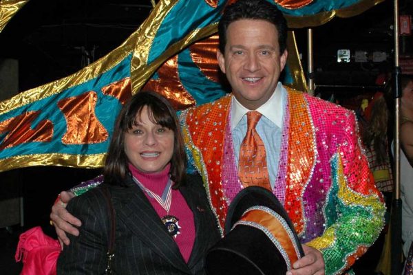 Shelley Della Rocca and Circus performer